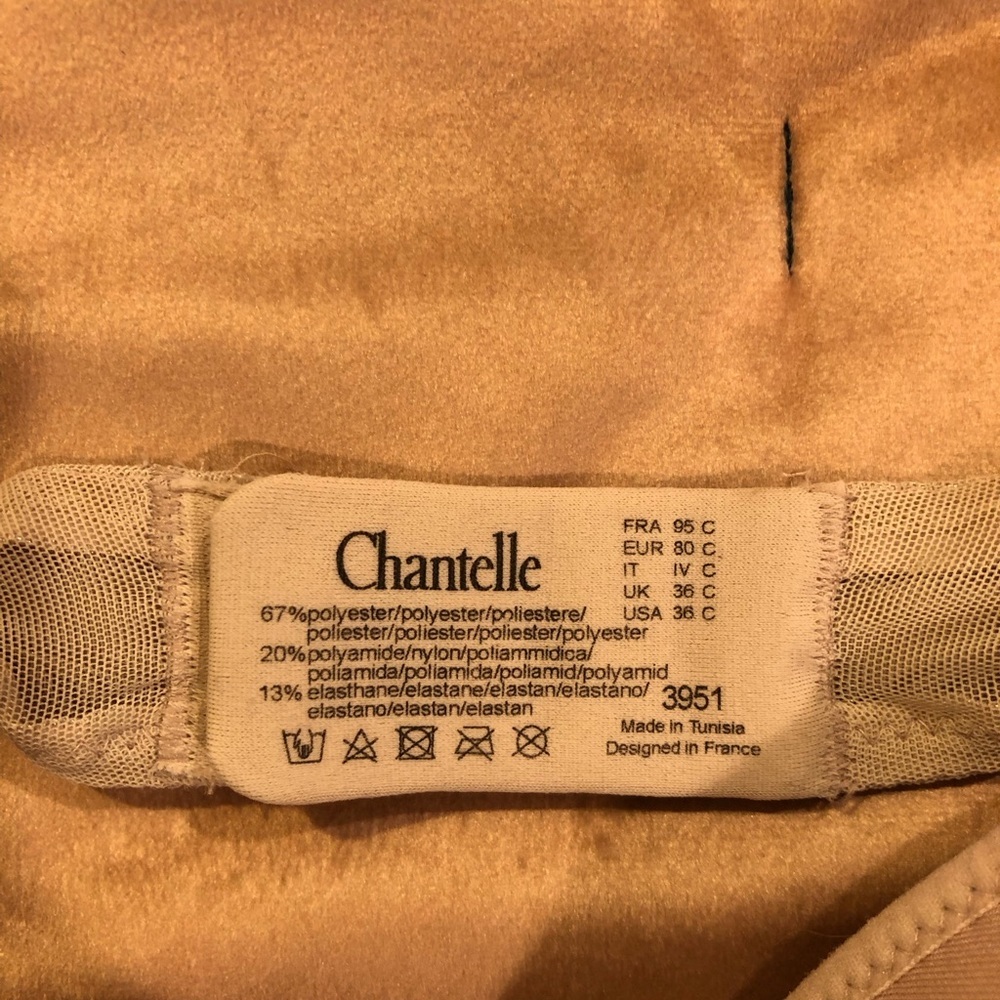 Chantelle Nude Bra - Picture 3 of 3